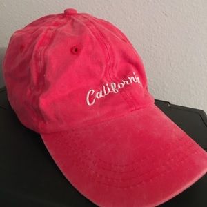 Red California Baseball Cap